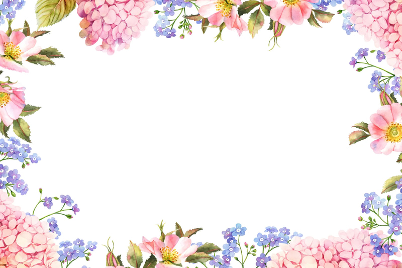 Floral Border Address Label Pink Purple - Elegant Shipping & Retail Label Templates for Professional Packaging