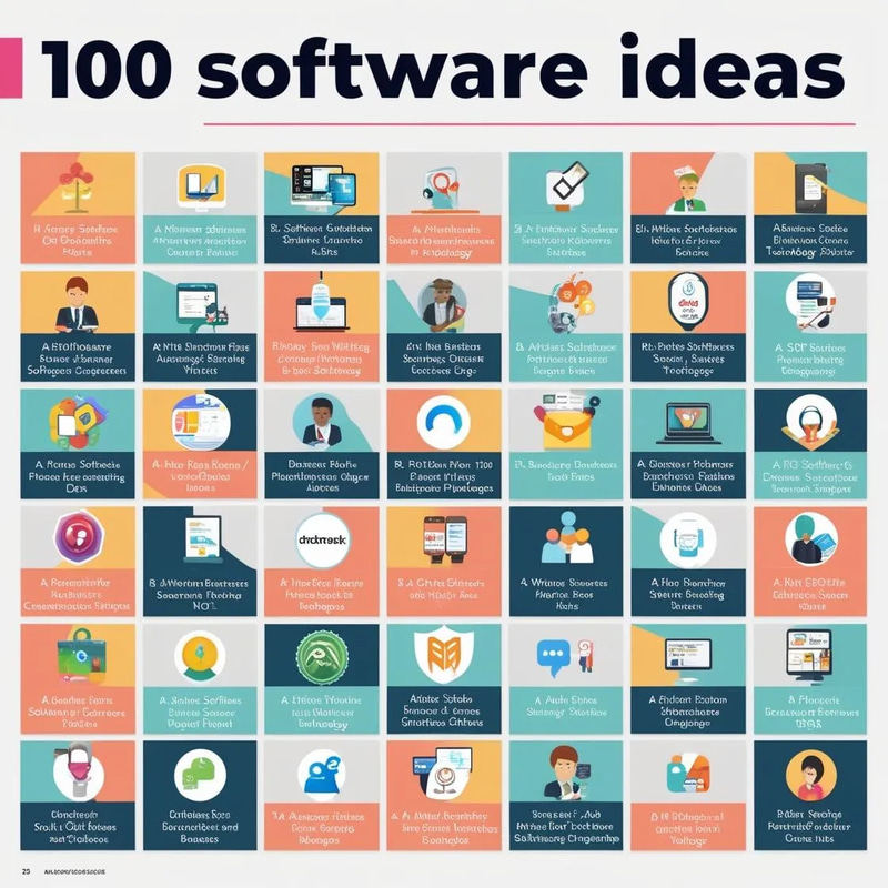 100 Software Ideas - Startup-Friendly App and SaaS Concepts for Innovators and Developers