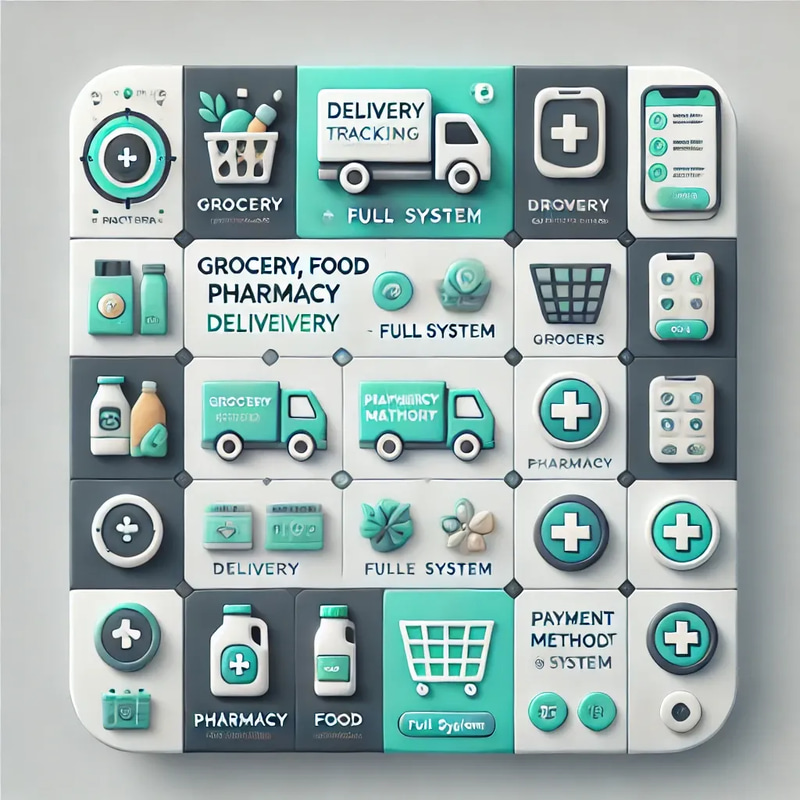 Grocery Food Pharmacy Store Delivery Full System - Comprehensive Flutter, Laravel & React Themes for Seamless E-Commerce Solutions