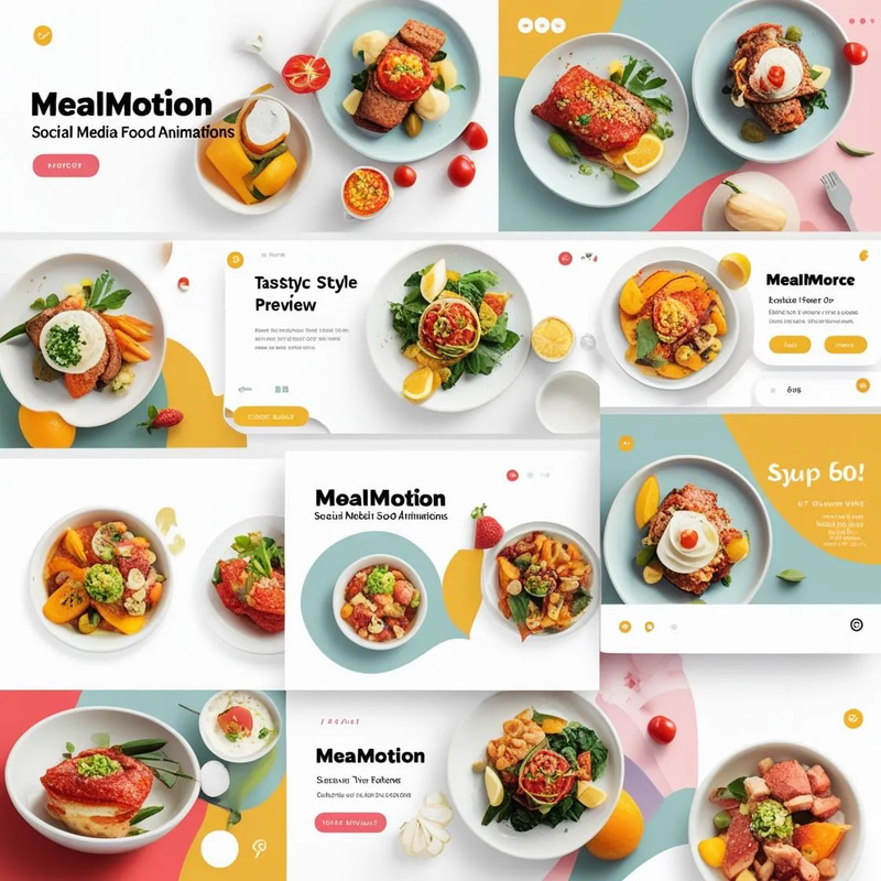 MealMotion - Social Media Food Animations - Animated Culinary Templates for Engaging Foodie Content Creators