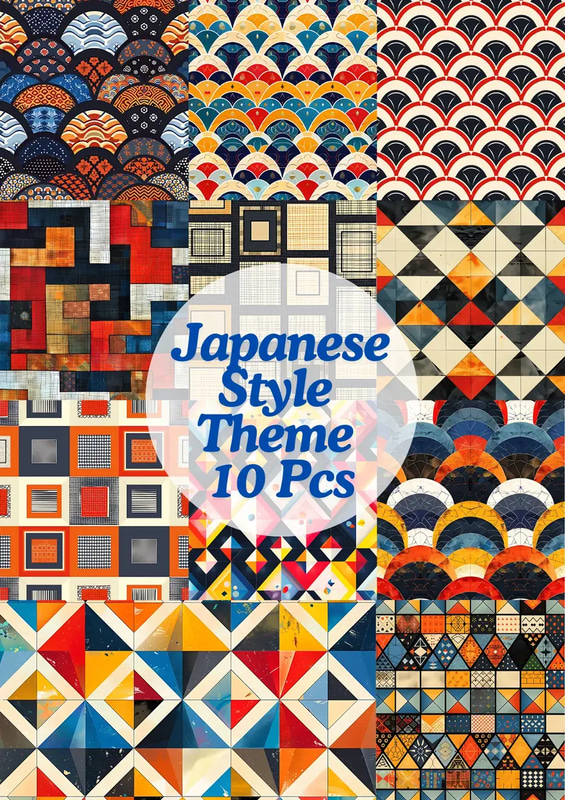 10 Free Japanese Zen Patterns - Serene Seasonal Textures for Creative Prints and Digital Design