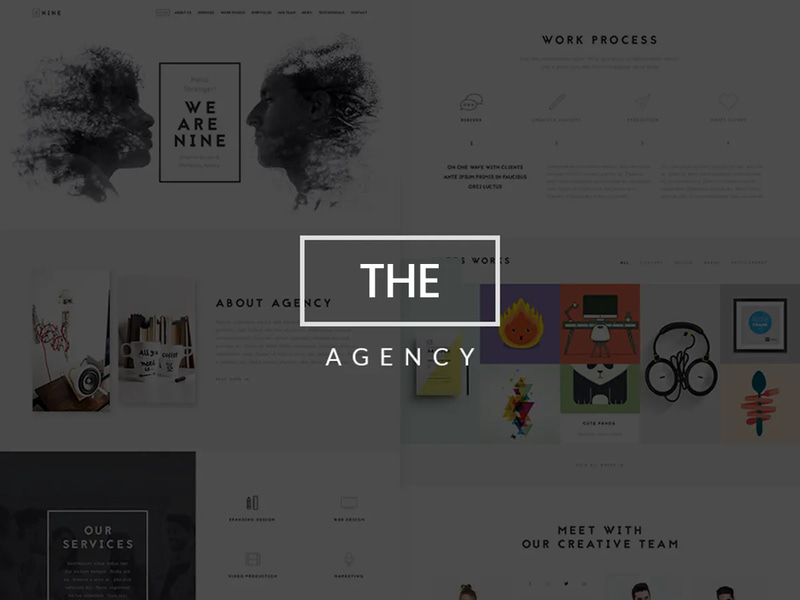 The Agency - One Page Creative WP Theme - Sleek WordPress Theme for Agencies and Creative Professionals 2025-2026