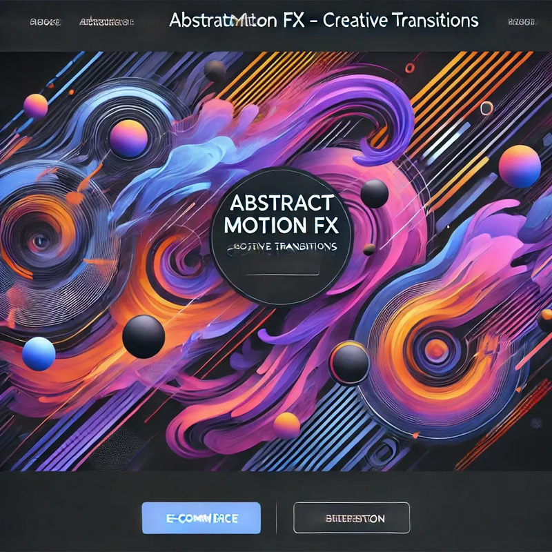 Abstract Motion FX - Creative Transitions - Dynamic Video Elements for Filmmakers and Content Creators