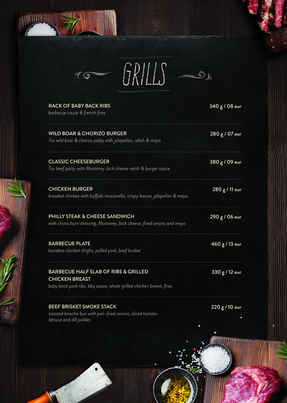 Premium Menu Kit Editable Design - Versatile Marketing Menu Templates for Professional Branding and Commercial Use