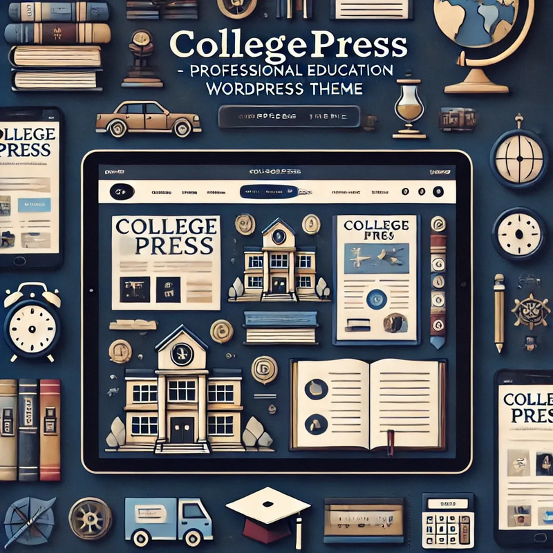CollegePress - Professional Education WordPress Theme - Clean, Responsive Design for Educational Websites and Institutions