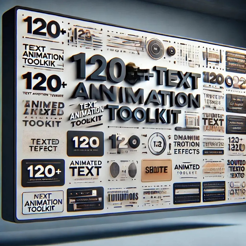 120+ Text Animation Toolkit - Dynamic AI-Powered Video Animations for Creators and Marketers