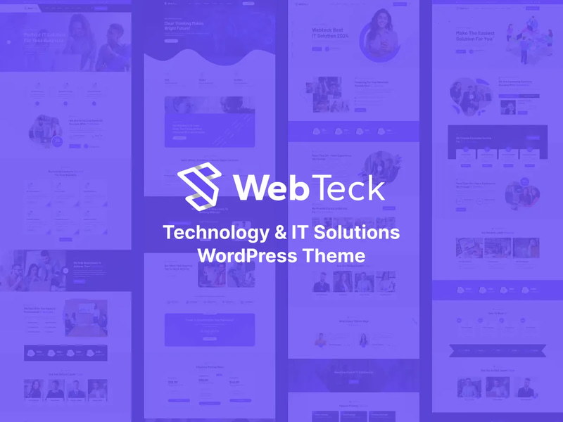 Webteck IT Solution Tech WP Theme - Modern WordPress Theme for IT Services and Tech Startups
