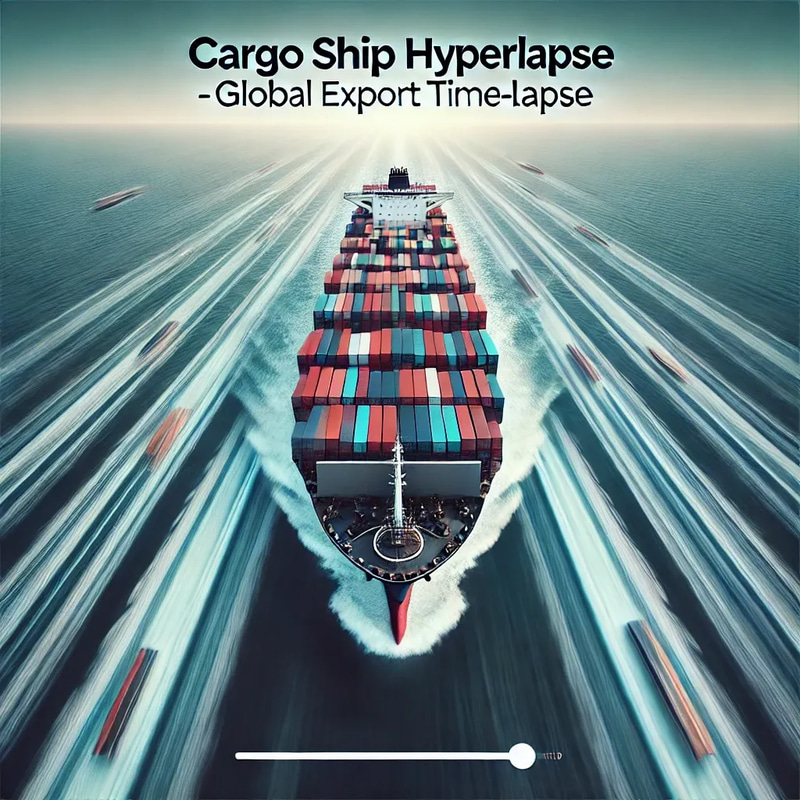 Container Yard Hyperlapse 4K - Cinematic Aerial Time-Lapse Video for Dynamic Visual Storytelling and Professional Projects