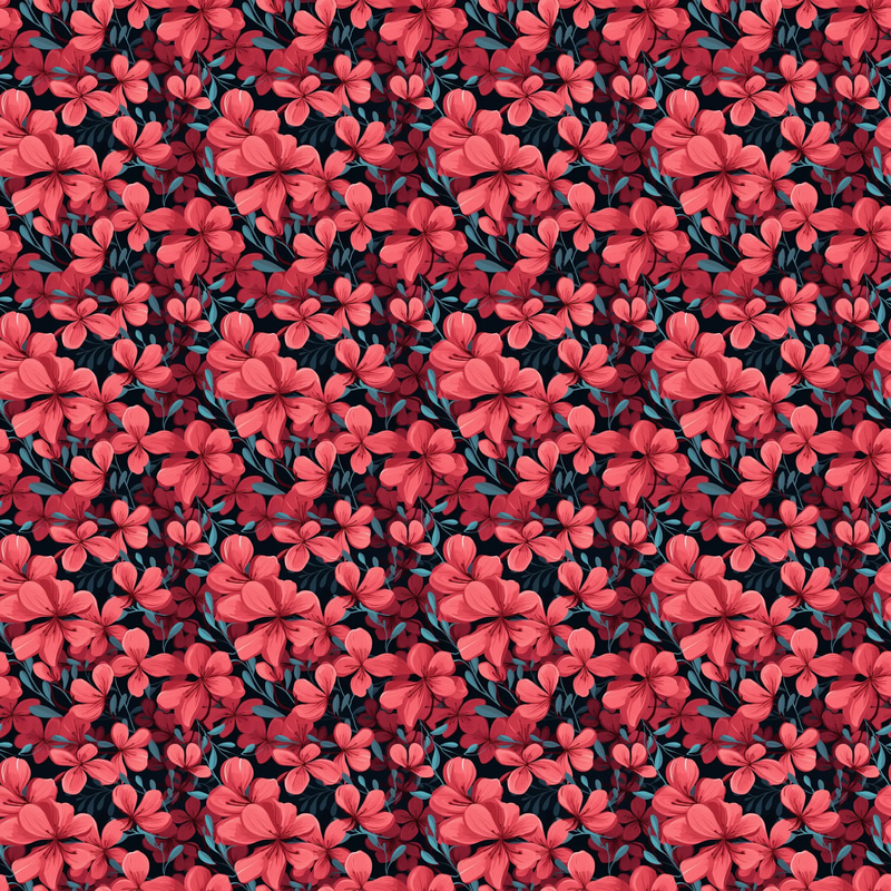 Bougainvillea Sunset Garden Patterns - Elegant Nature-Inspired Textile Designs for Creative Projects and Branding