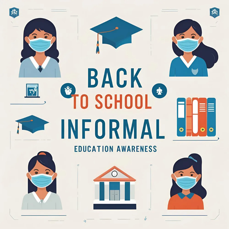 Back to School Infographic - New Normal Education Awareness - Engaging Visuals for Modern Learning and Awareness Campaigns