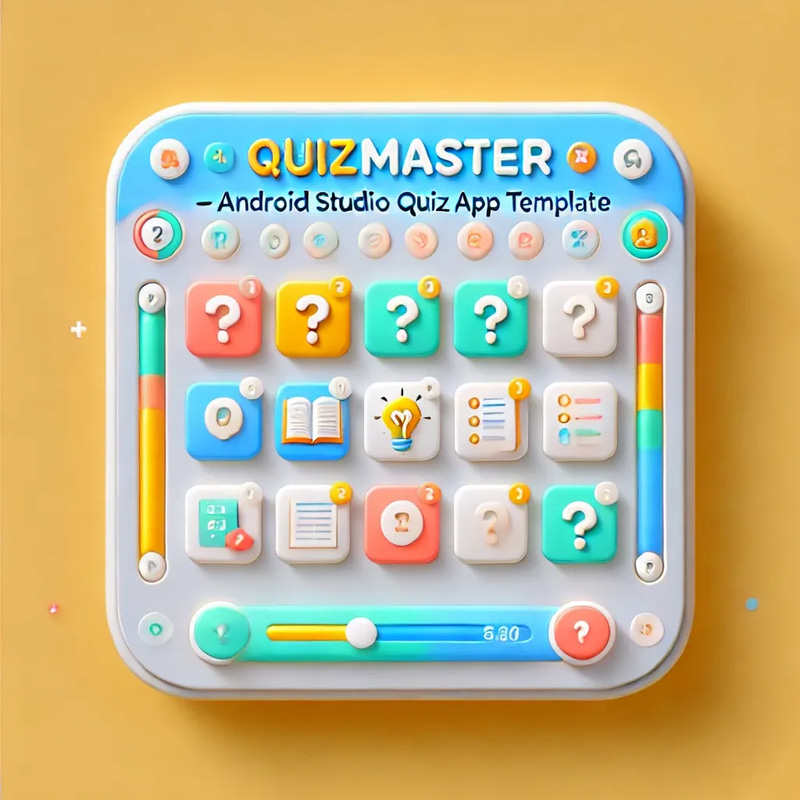 QuizMaster - Android Studio Quiz App Template - Customizable Mobile Quiz App for Developers & Educators