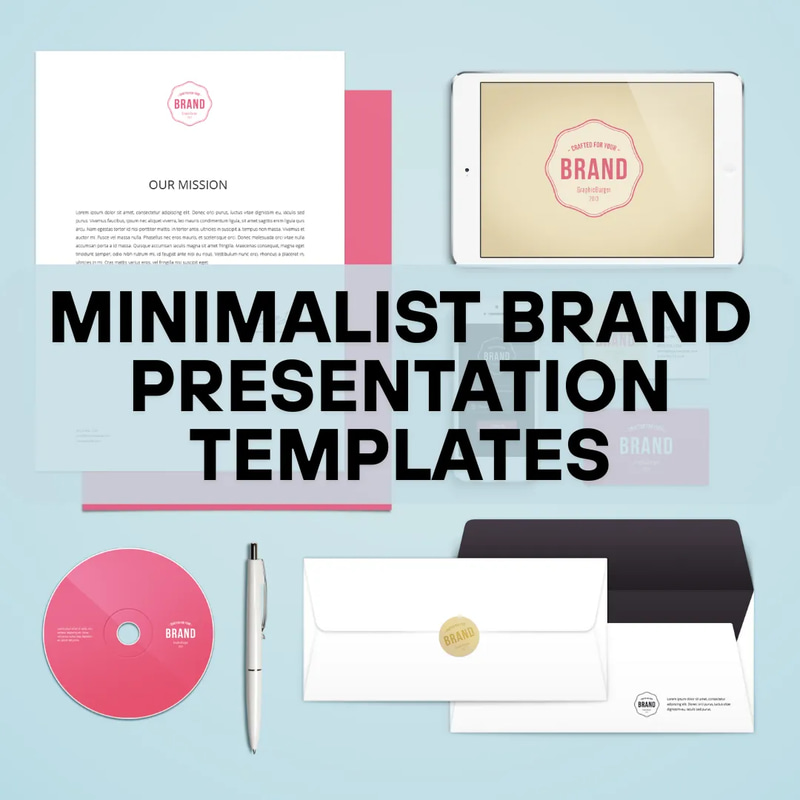 Minimalist Brand Presentation Templates - Sleek Commercial-Grade Brand Identity Designs for Professionals and Agencies