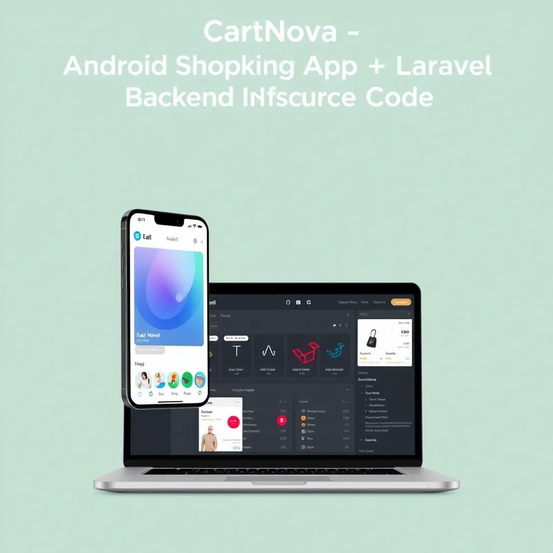 CartNova Android Shopping App Laravel - Modern Cross-Platform Flutter & Laravel E-commerce Solution for Developers