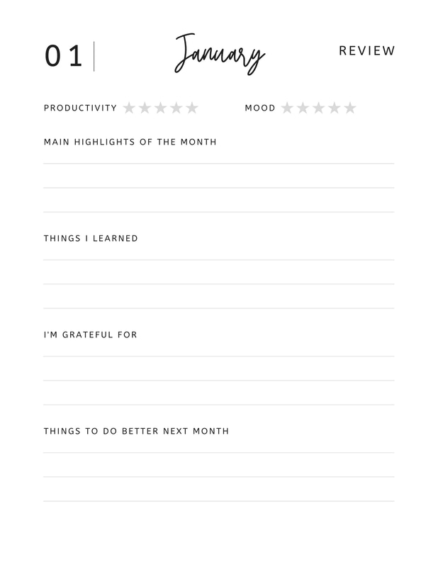 2025 Monochrome Classic Calendar Sheet - Minimalist Yearly Planner for Efficient Long-Term Organization