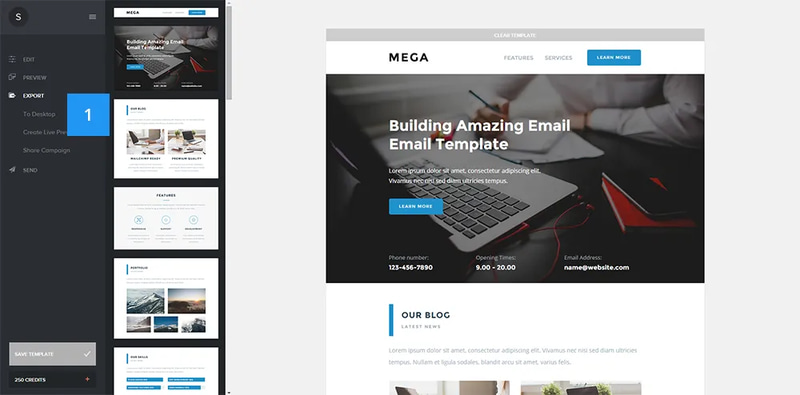 Avalan Responsive Email Builder - Modern Email & Newsletter Template for Marketers and Agencies