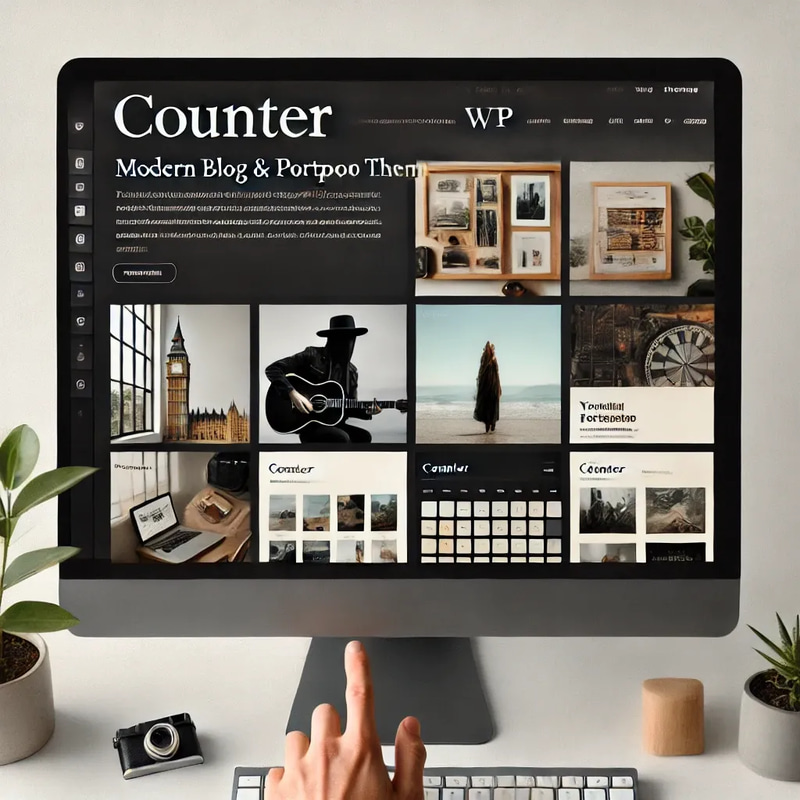 Counter - Modern Blog & Portfolio WP Theme - Sleek Responsive WordPress Theme for Bloggers and Creatives