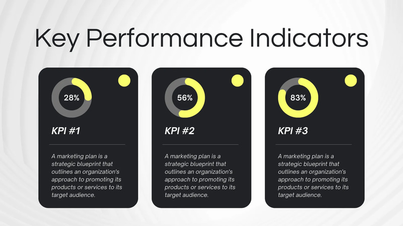 Modern Marketing Plan Black Yellow - Sleek Presentation Slides for Business Strategy & Commercial Success