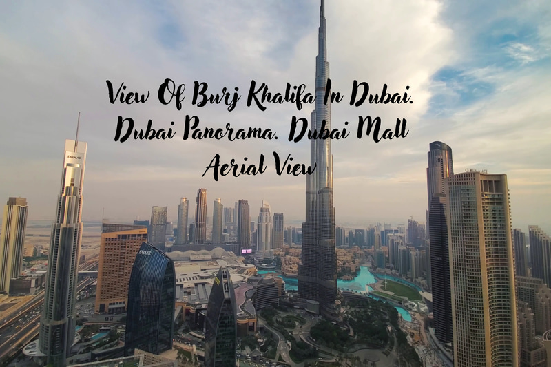 Burj Khalifa Aerial View - Cinematic Aerial Time-Lapse and Slow Motion Stock Video for Filmmakers and Creators 2025
