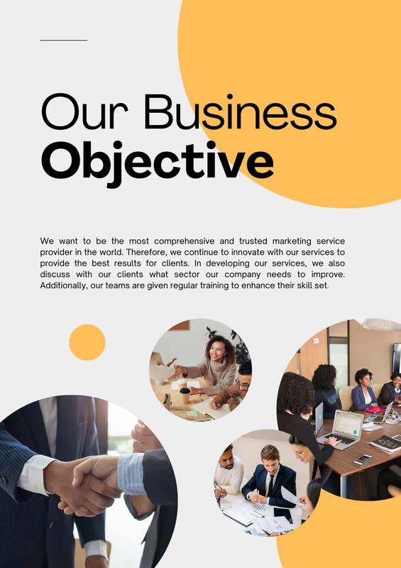 YellowFrame Business Proposal A4 Template - Professional Branding & Planning Design for Business Success and Client Engagement