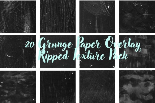 20 Distressed Grunge Paper Overlay Set - Authentic Textured Backgrounds for Photography & Creative Editing