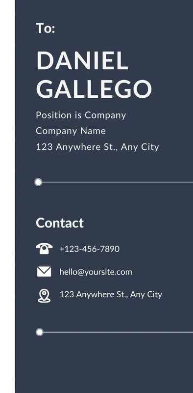 Black & White Minimalist Cover Letter - Sleek Business Portfolio Template for Professional Presentations