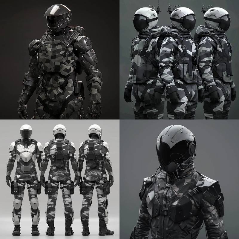 Ghost Shroud Adaptive Cloak System - Visionary Concept Art for Futuristic Weapon and Armor Design