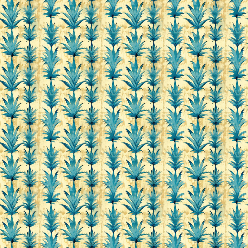 Electric Blue Puya Desert Patterns - Vibrant Nature-Inspired Textures for Designers and Creators