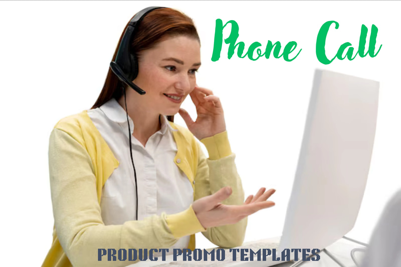 Phone Call Promo Template - Dynamic Studio-Ready Video Template for Engaging Product Promotions