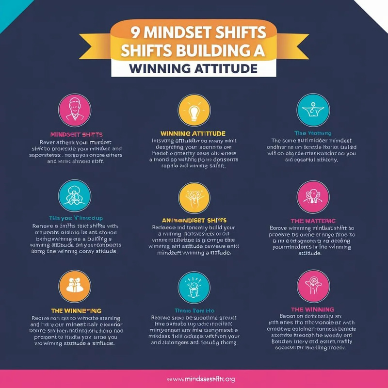 9 Mindset Shifts - Build a Winning Attitude - Transformative Self-Help Guide for Personal Growth and Resilience