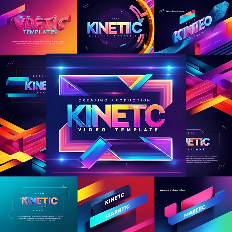 Kinetic Titles Premium Motion Set - Dynamic Text Animation Templates for Engaging Video Content Creators