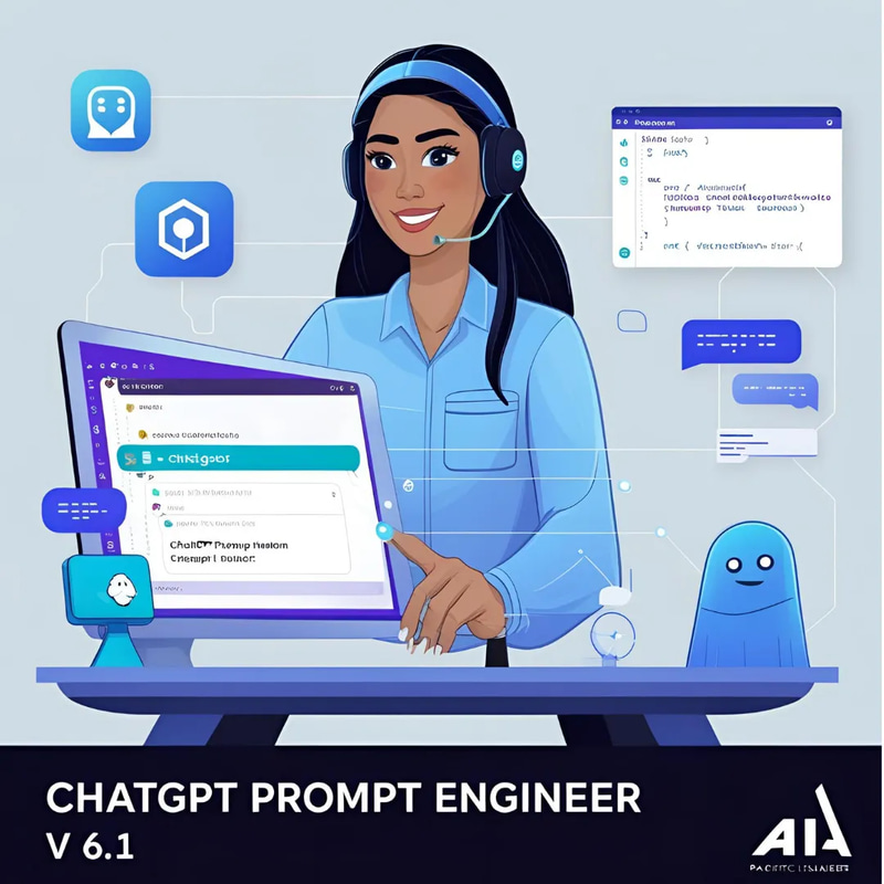 ChatGPT Prompt Engineer - Dynamic Business & Technology Stock Video for Industry Visuals and Professional Projects