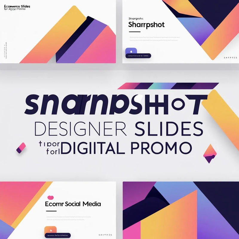 SharpShot - Designer Slides for Digital Promo - Animated Social Media Templates for Marketers and Creators
