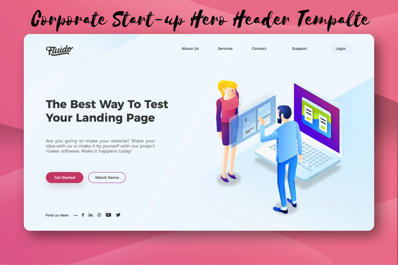 Start-up Hero Header Infographics Design - Modern Business Infographics for Engaging Startup Presentations