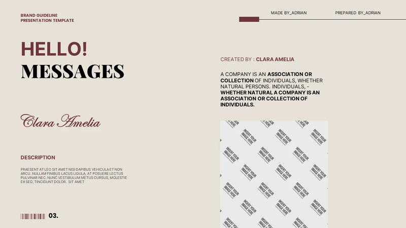 Adrian Brand Guide - Google Slides - Professional Brand Presentation Templates for Business & Marketing Success