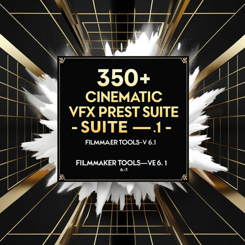 350+ Cinematic VFX Preset Suite - Dynamic Filmmaker Visual Effects for Creative Video Projects