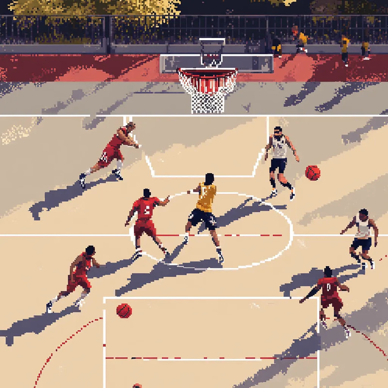 Soccer Game Pixel Animation Scene - Retro Pixel Art Animation for Game Developers and Indie Creators