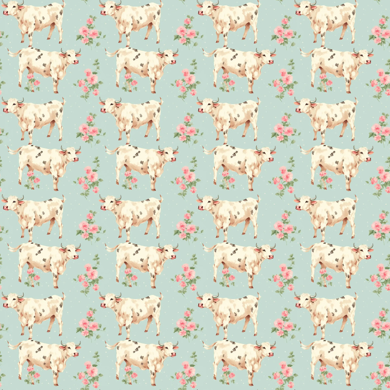 Holstein Cow Spot Patterns - Eco-Friendly Animal Print Textures for Designers and Nature Lovers
