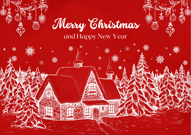 Red Yellow Event Invite Chinese New Year - Festive Holiday Invitation Design for Seasonal Celebrations and Personal Use