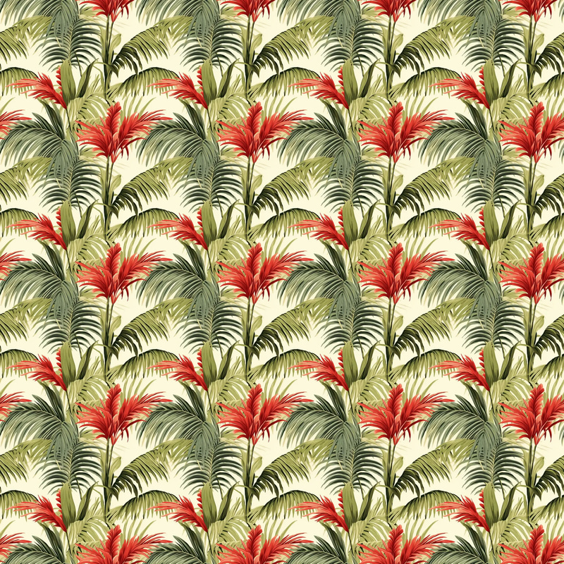 Kentia Palm Jungle Canopy Patterns - Eco-Friendly Botanical Patterns for Designers and Nature Lovers