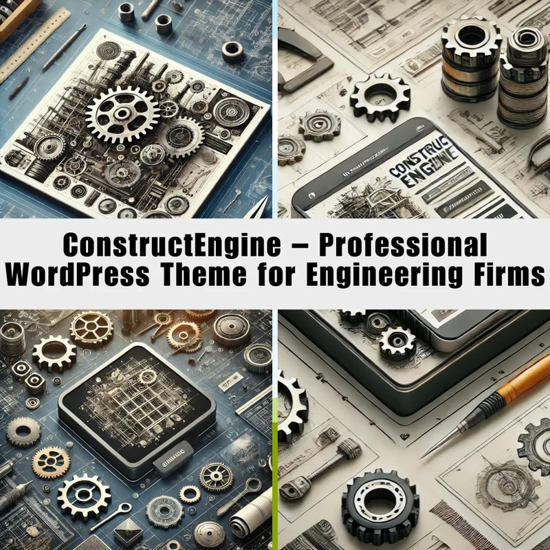 ConstructEngine - Professional WordPress Theme for Engineering Firms with Modern, Efficient Design and Customizable Features