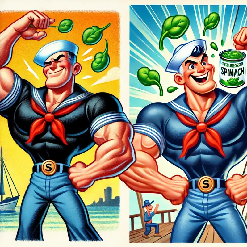 20+ Popeye Cartoon Design Pack - Whimsical Vector Cartoons for Creative Projects & Fun Illustrations