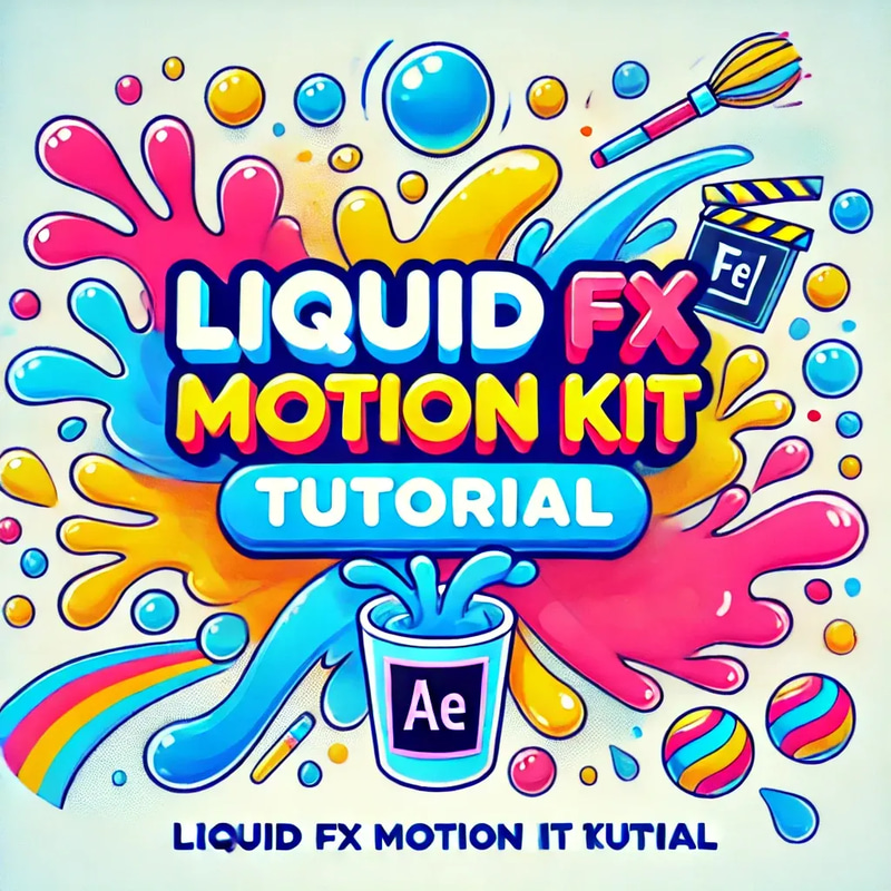 Liquid FX Motion Kit - Dynamic Elements Pack AE - Cinematic Video Effects for Creative Filmmakers and Motion Designers
