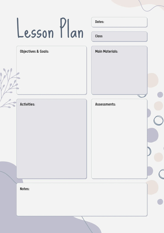 Minimalist Soft Blue Lesson Plan - Clean Educational Template for Professional Course Materials and Training Sessions