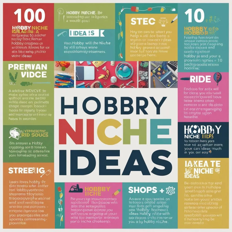 100 Hobby Niche Ideas Discover Profitable Passion Projects - Creative Guide for Arts, Hobbies & Craft Entrepreneurs