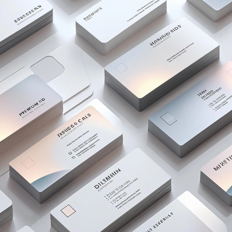 Premium ID Business Cards - Professional Essentials Series - Sleek Corporate Design for Business Networking and Brand Impact
