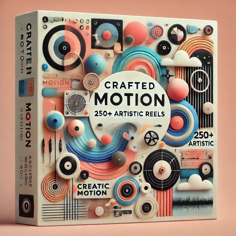 Crafted Motion 250+ Artistic Reels - Cinematic Creative Short Videos for Engaging Arts & Crafts Storytelling