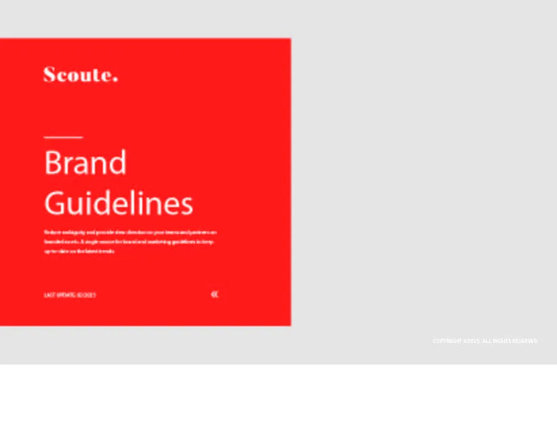 Brand Manual Professional Guidelines Template - Streamlined Marketing Asset for Consistent Brand Identity and Commercial Success