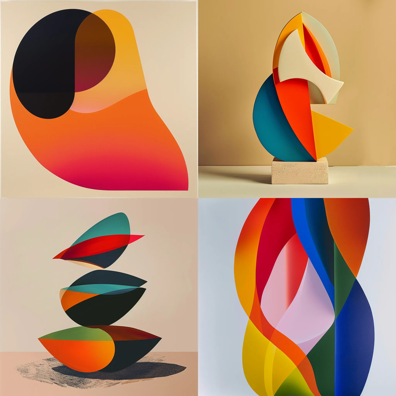 Minimal Abstract Single Bold Shape - Minimalist Abstract Art for Modern Creative Spaces and Visual Projects