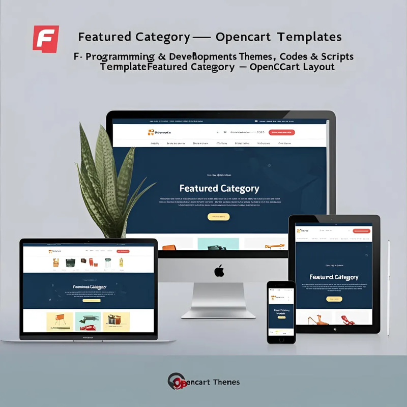 Featured Category OpenCart Layout - Modern E-commerce Theme for Seamless Storefront Customization