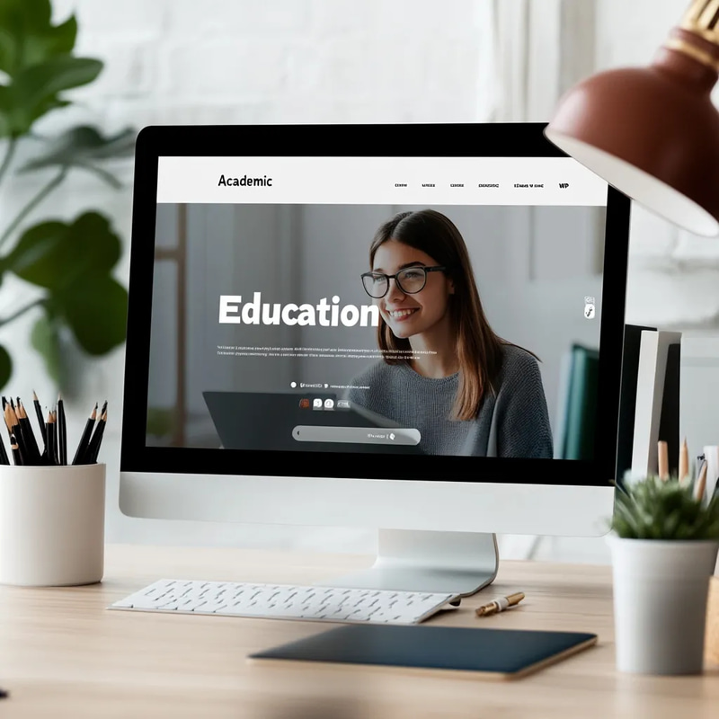 Academic Education WP Theme - Clean Modern WordPress Theme for Educational Websites and Institutions